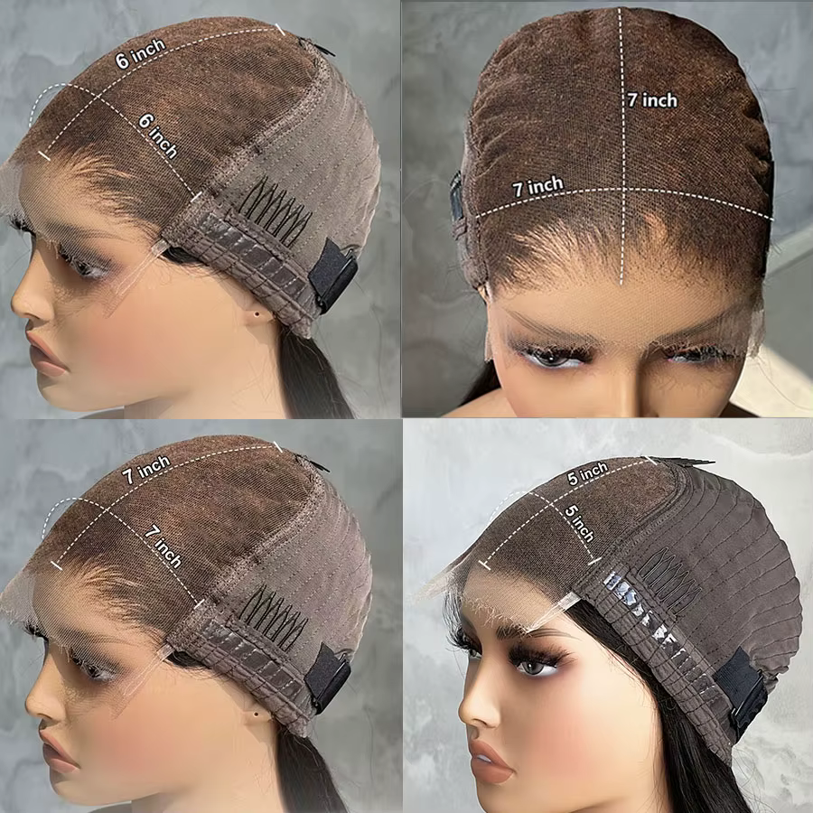Brûleur Hair-Perruques de cheveux humains sans colle pour femme