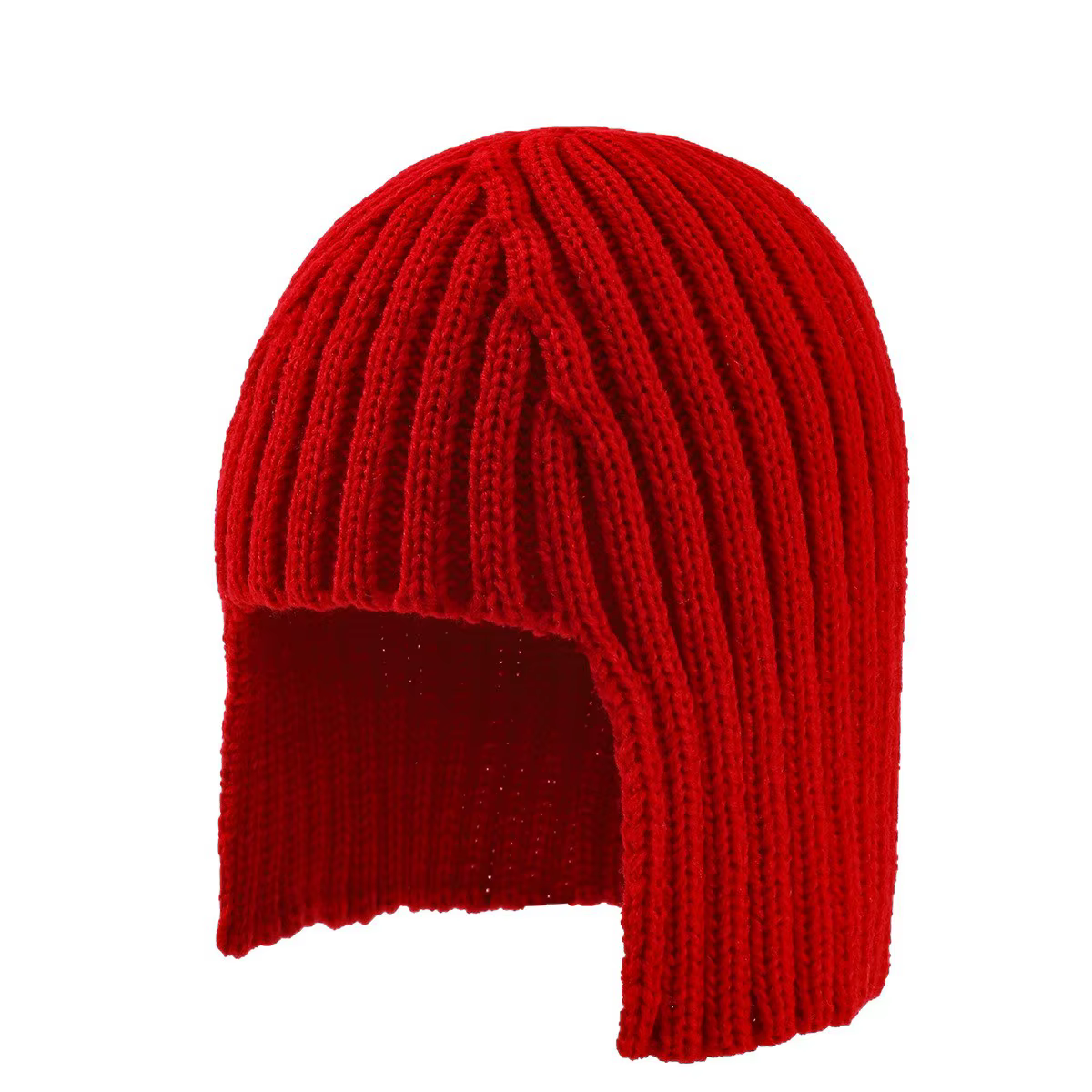 Bonnet tricoté avec perruque intégrée pour femme – Style tendance pour l'hiver