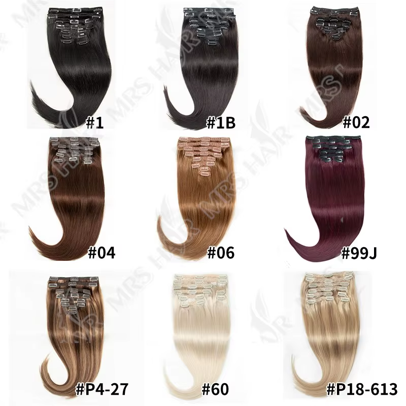 Extensions de Cheveux Naturels à Clips