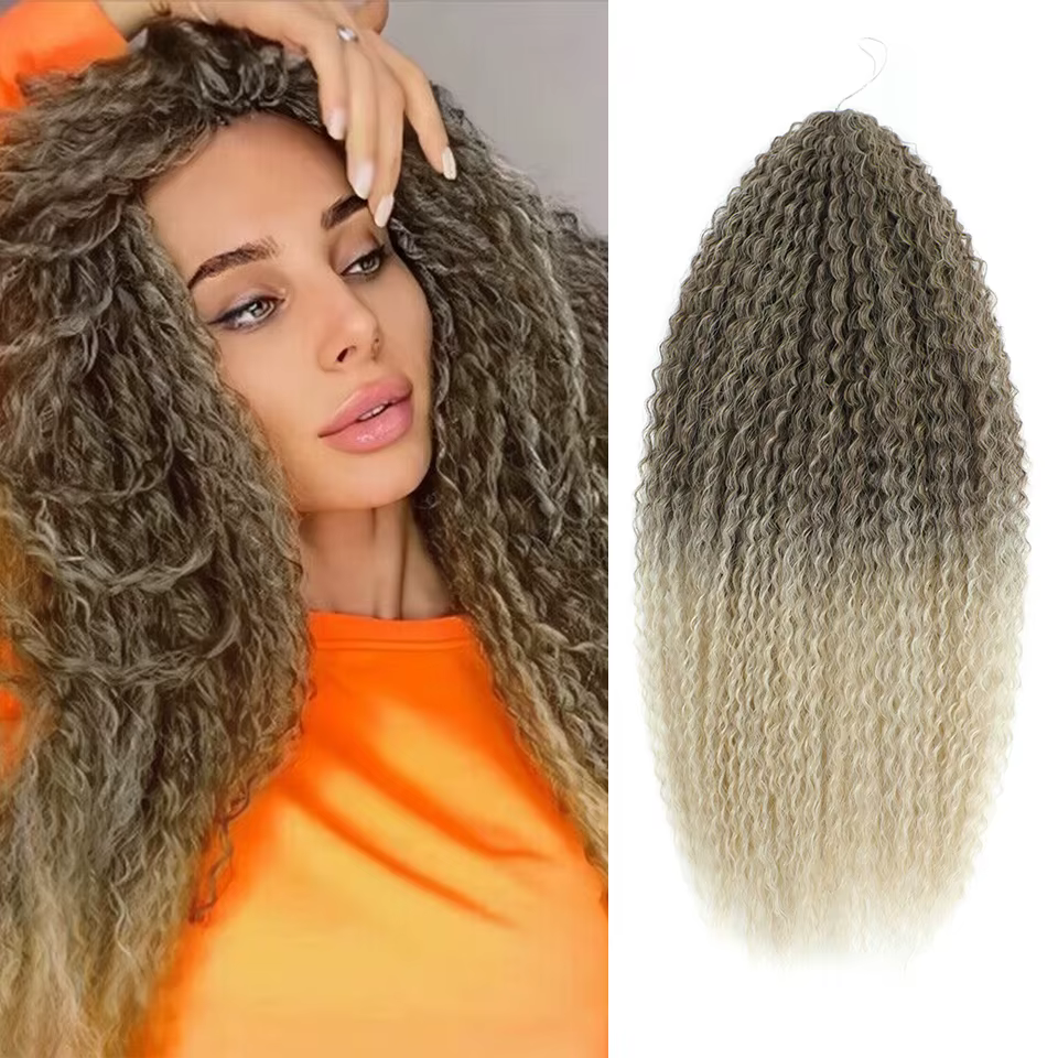 Crochet cheveux Afro boucles tressage Extensions