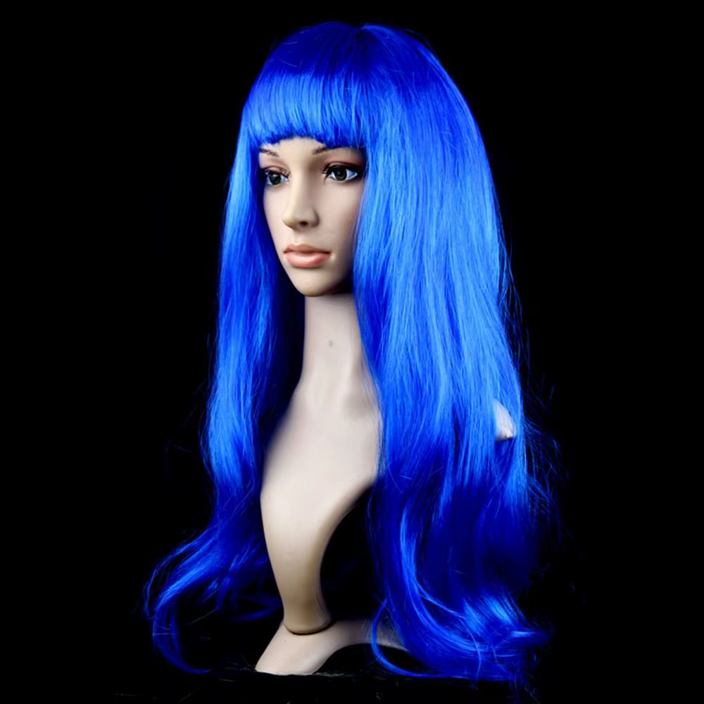 Perruque de cheveux longs et lisses pour femmes