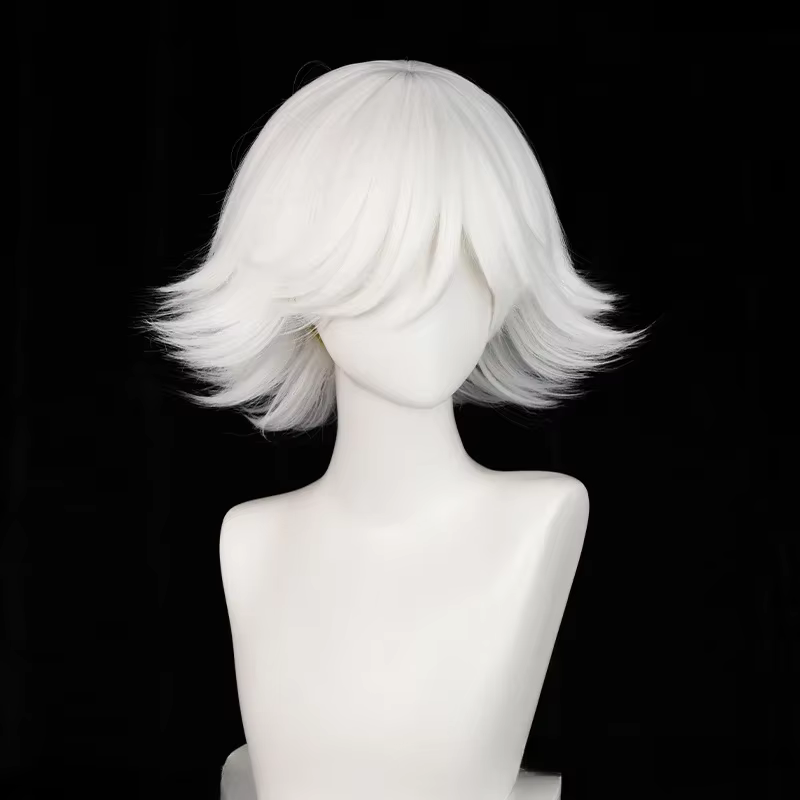Mi Zu Ki Cosplay perruques courte blanc Mizuki