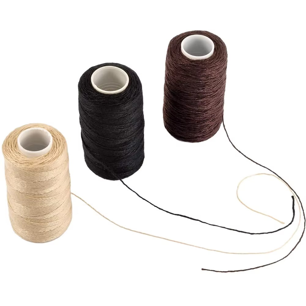 Fil à coudre en coton pour tissage de cheveux