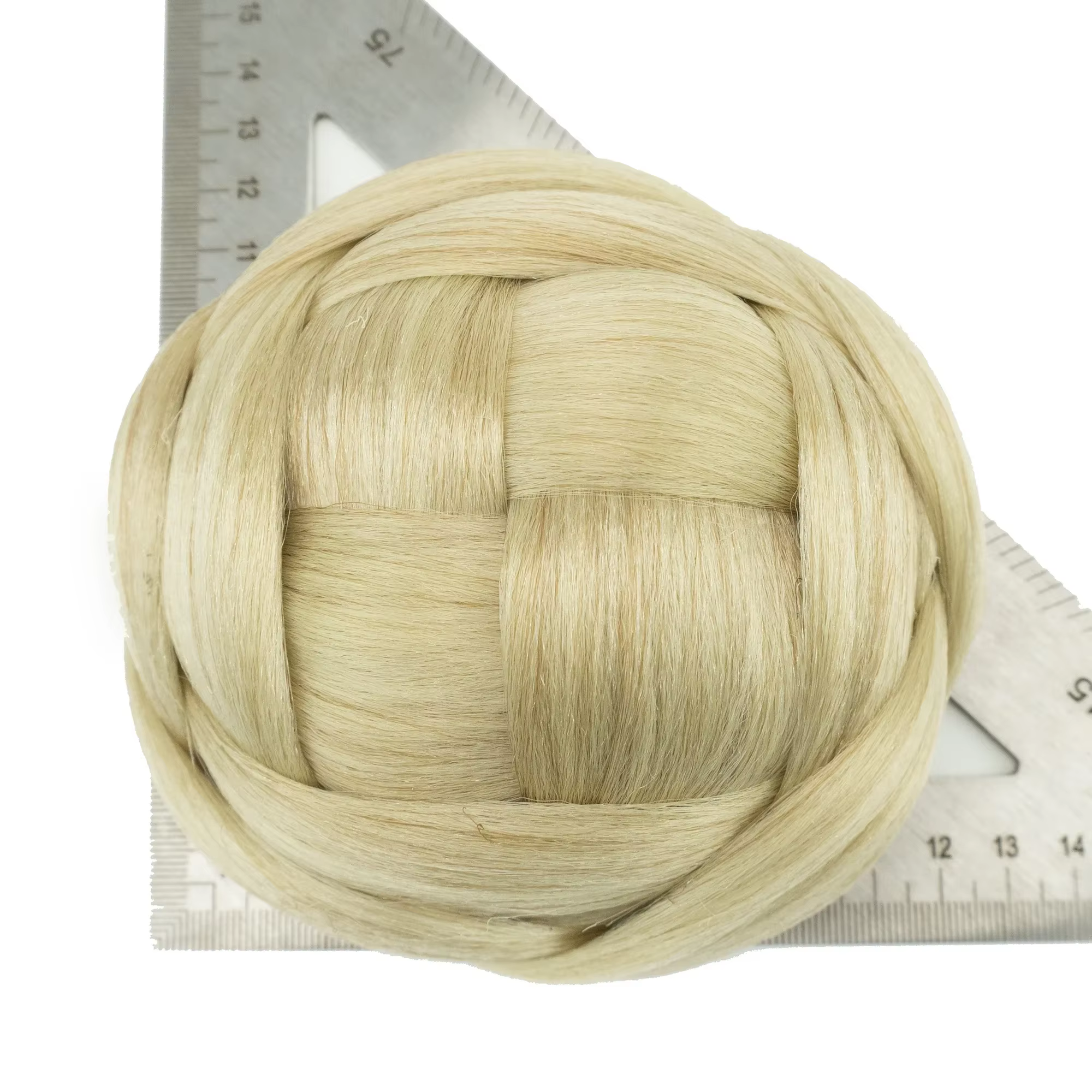 Chignon tressé synthétique danseur cheveux