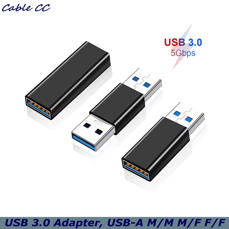 Adaptateur USB 3.0, USB-A mâle à femelle, mâle à mâle et femelle à femelle, connecteur d'extension de convertisseur de coupleur d'extension