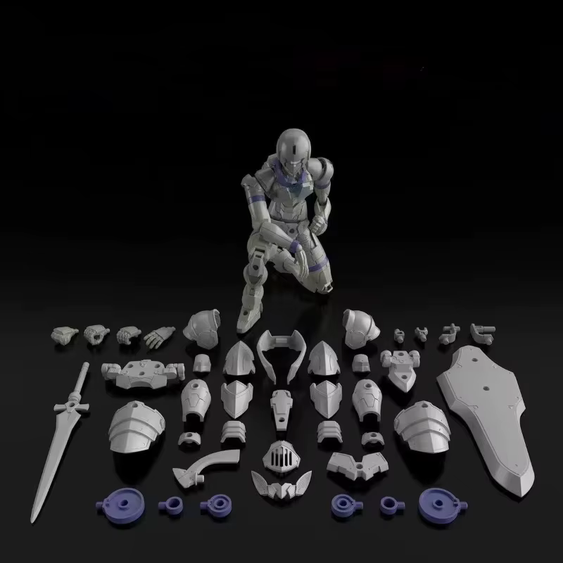 Modèle d'armure de chevalier fantastique pour débutant, 30 pièces, à assembler, ornement fini, jouet de collection, cadeau pour les amateurs de modélisme