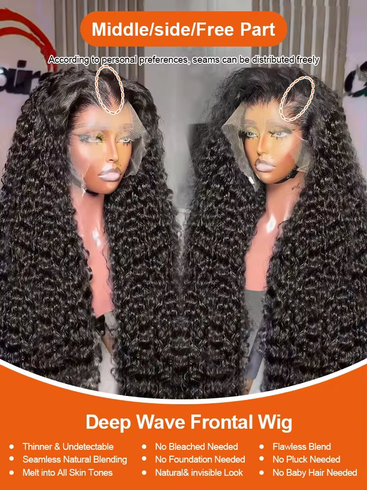 Perruque Boucles Cheveux Humain