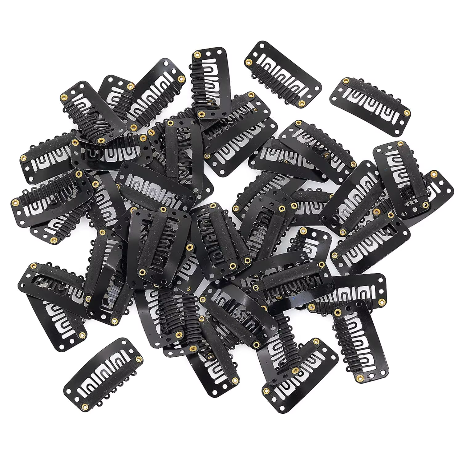 Clips d'extension de cheveux en forme de U à 6 dents