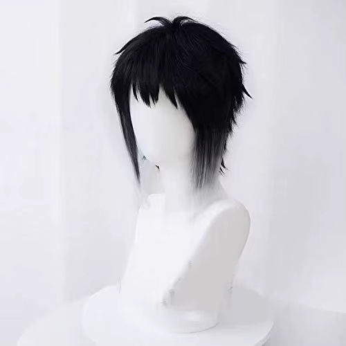 Perruque de cosplay Akutagawa Ryunosuke pour hommes