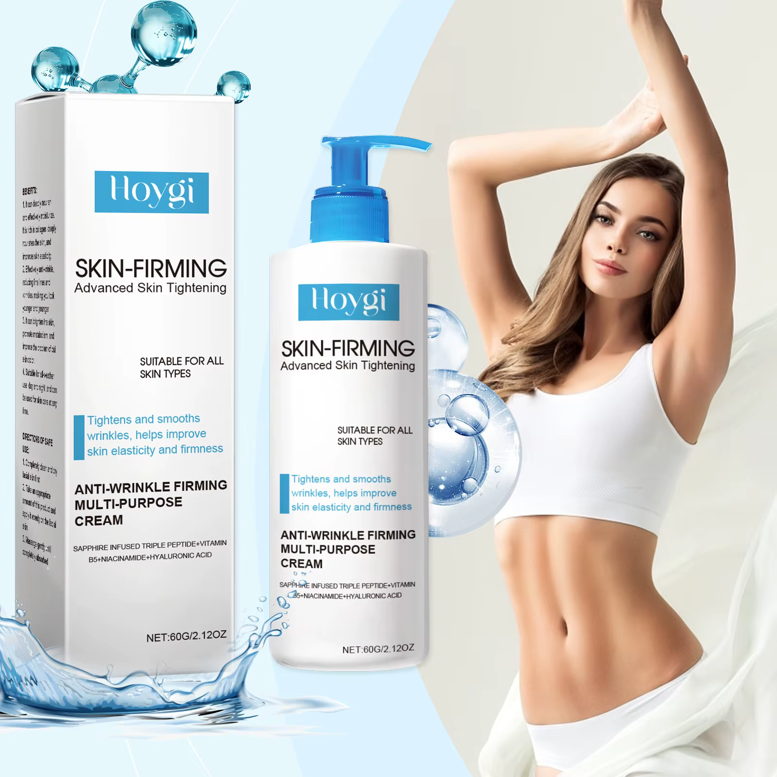 Crème raffermissante pour le corps, améliore le relâchement, Lotion pour la peau, augmente l'élasticité, nourrissante, hydratante, Lifting, éclaircissante, soins pour la peau