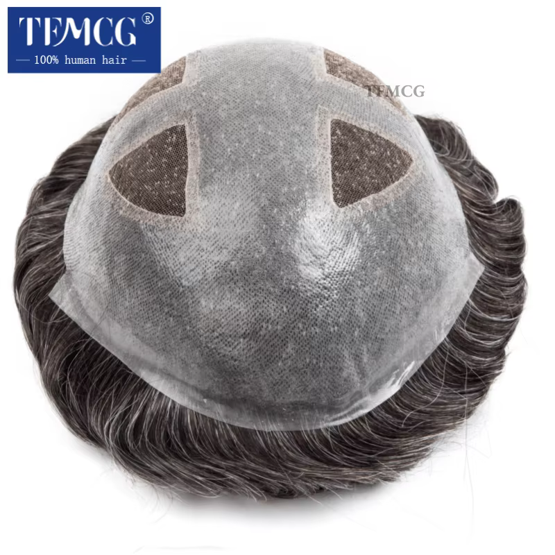 Perruque toupet pour hommes
