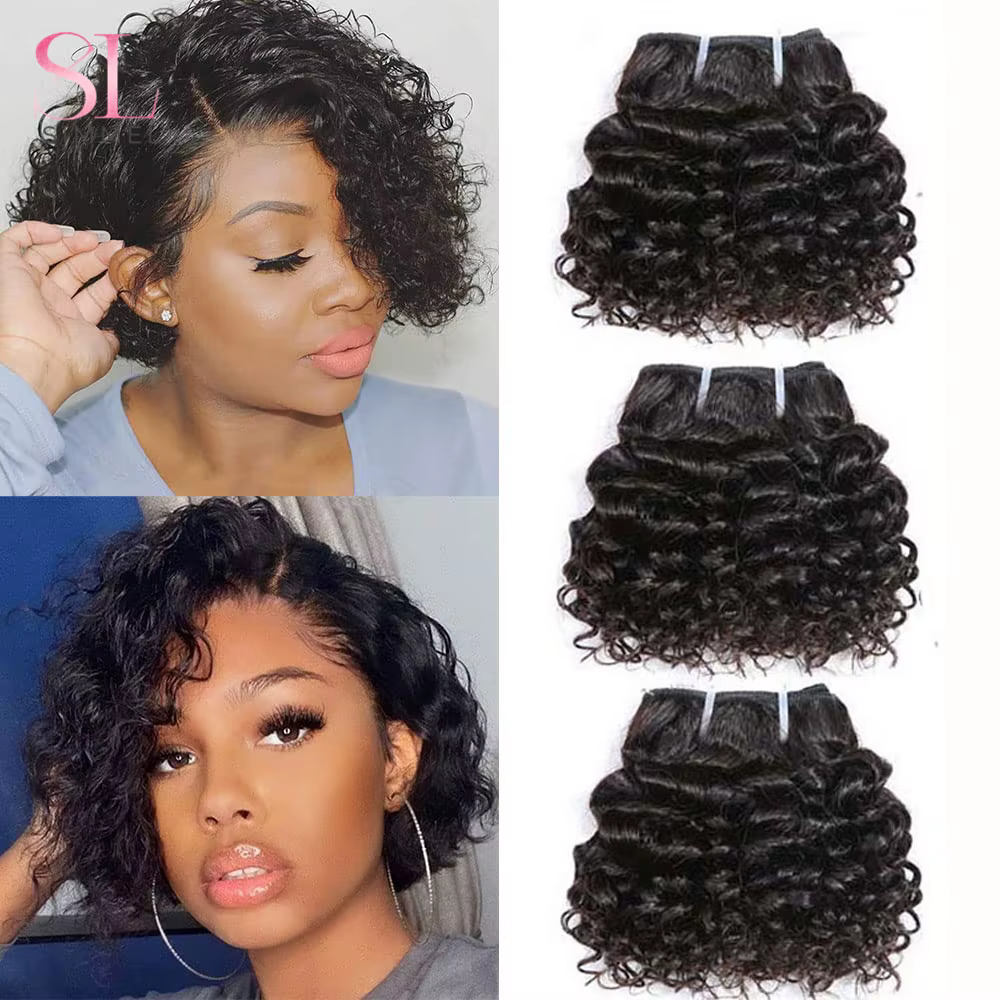 Bundles brésiliens de cheveux humains à vague profonde pour femmes