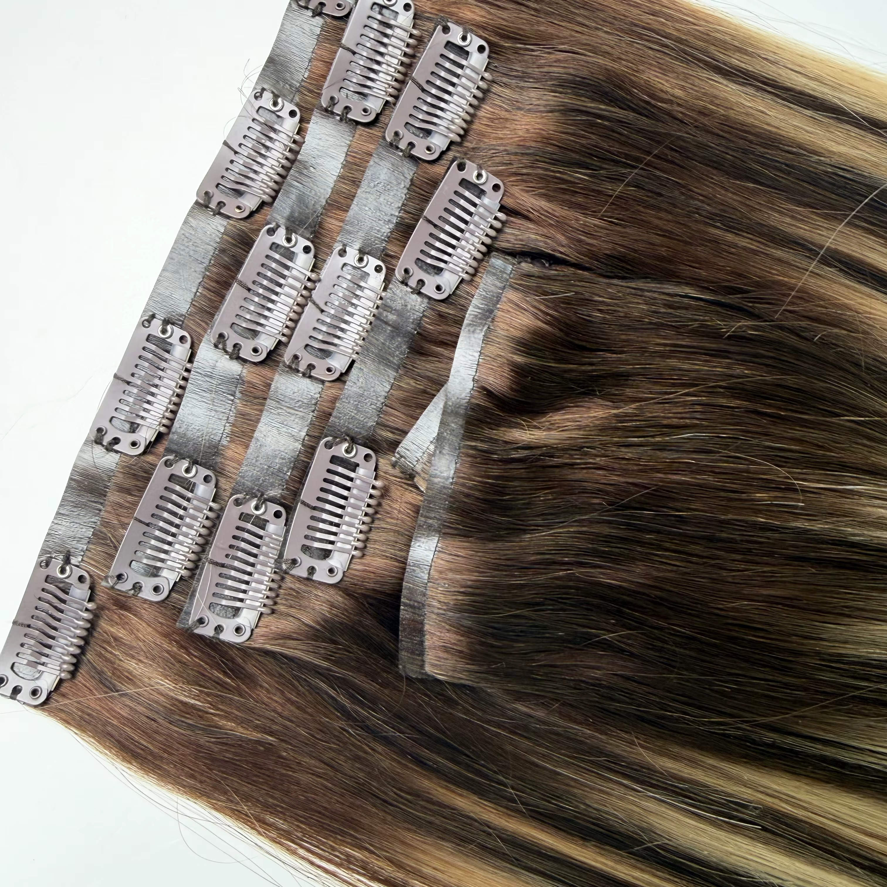 Extensions de cheveux humains européens Remy 100% Eliysako de haute qualité