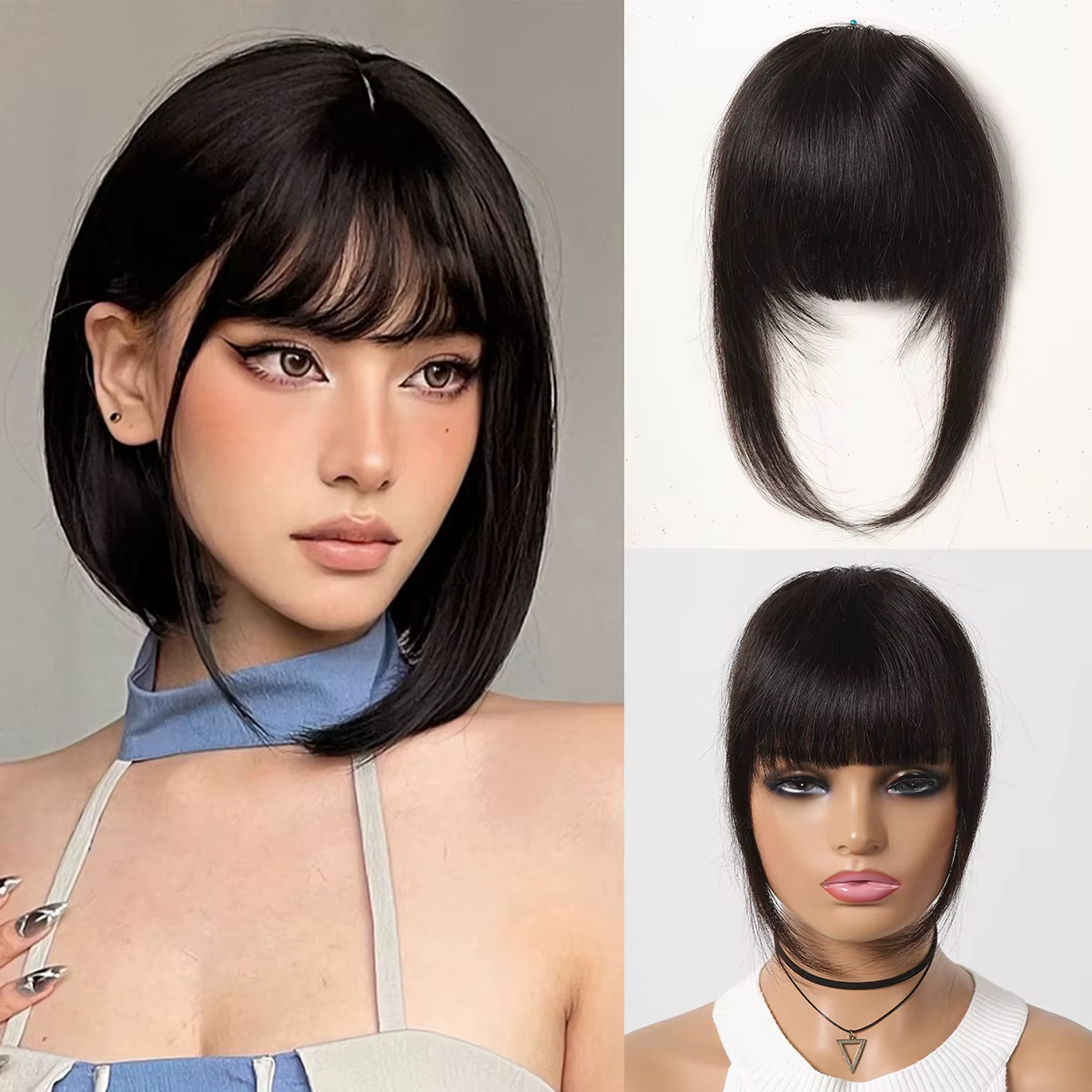 Frange en cheveux naturels pour débutantes