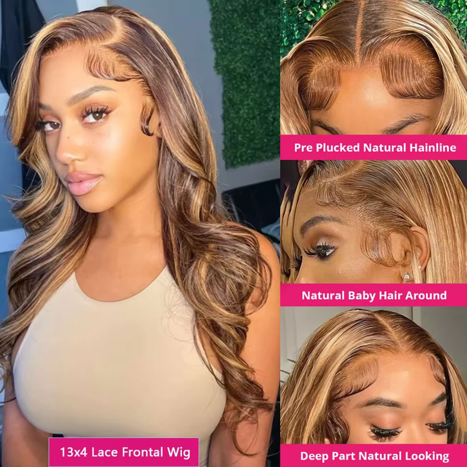 Perruque Lace Frontal Wig 100% naturelle
