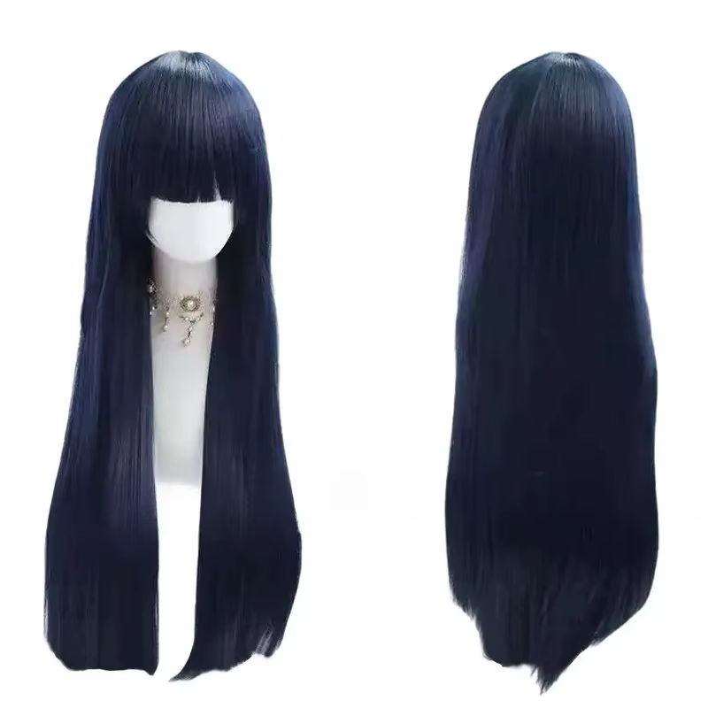 Perruques de cosplay Anime Higurashi No Naku Koro Ni Rika Furude pour femmes et filles