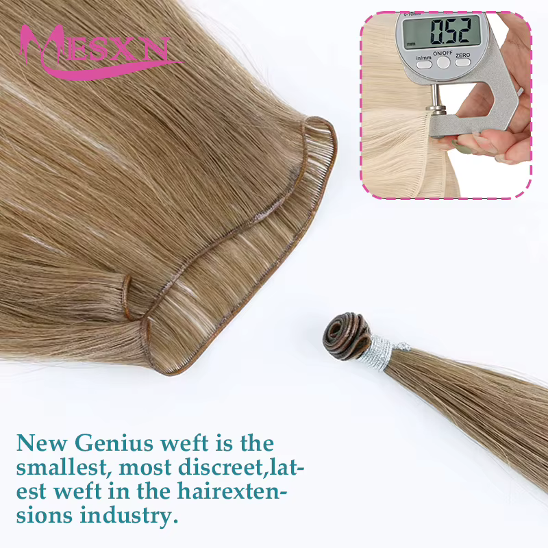 MESXN nouveau génie cheveux trames Extensions
