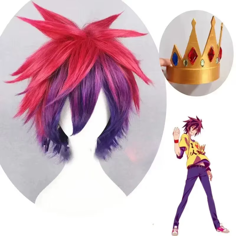 Perruque cosplay Shiro Sora No Game No Life