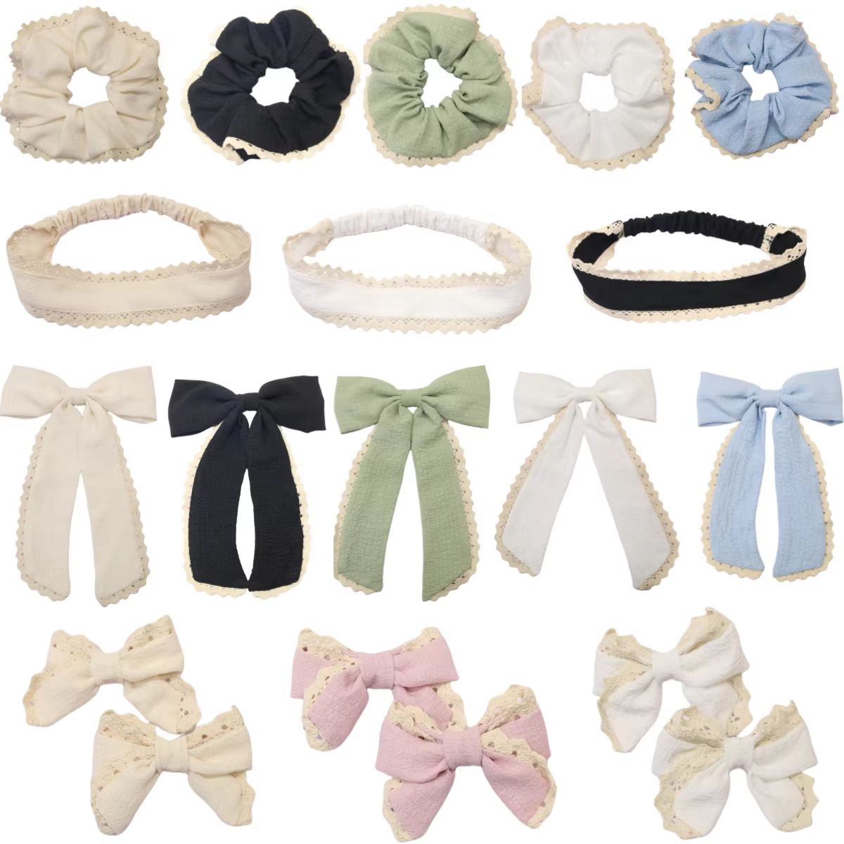 Mode dentelle bulle élégant bandeau pince à cheveux accessoire