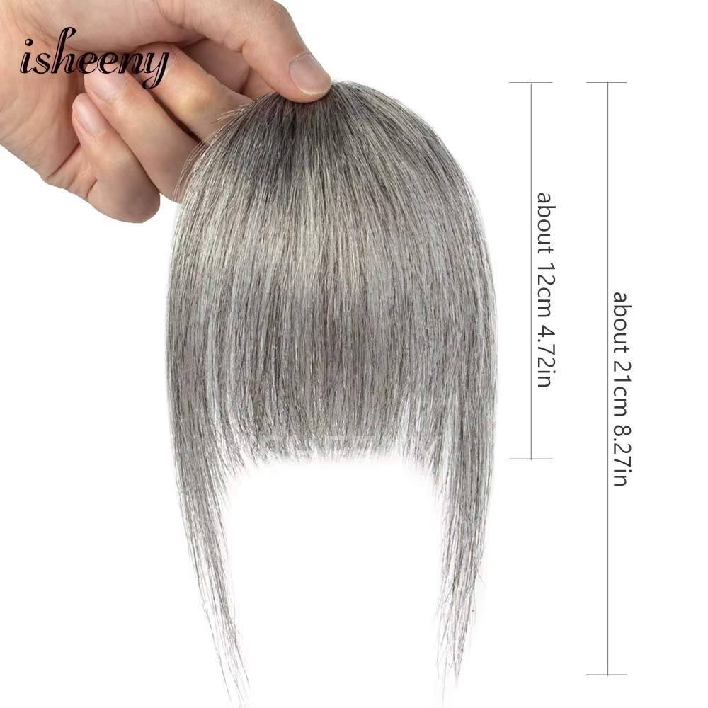 Isheeny Frange en cheveux humains naturels