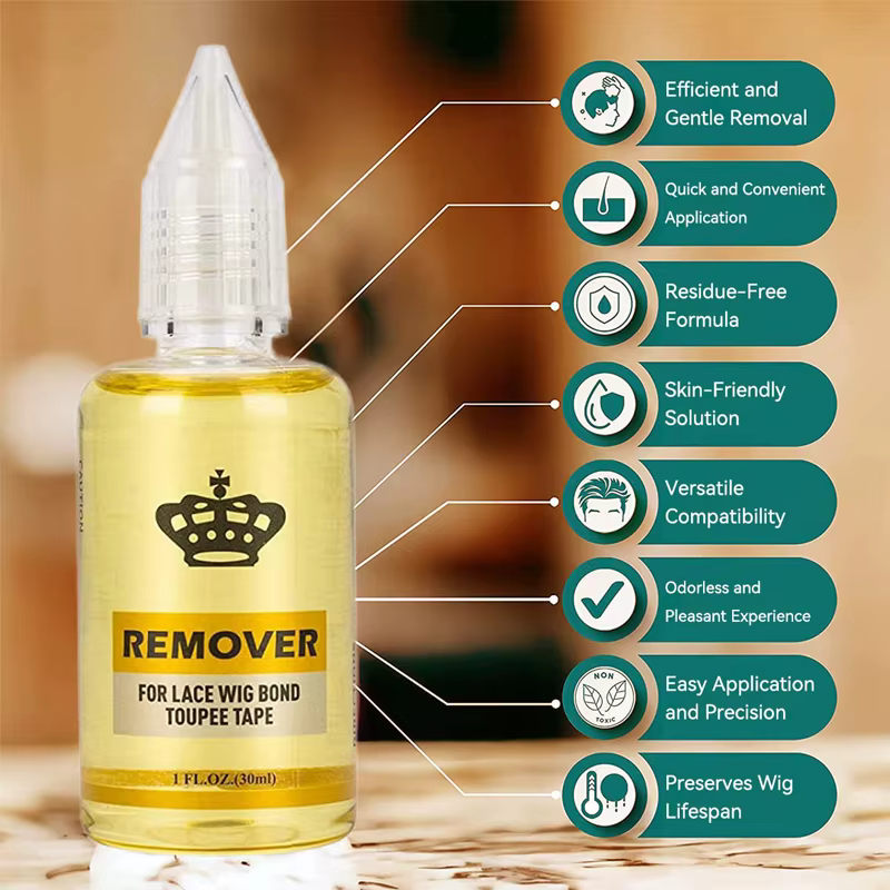 Dissolvant de colle liquide pour Extensions de cheveux