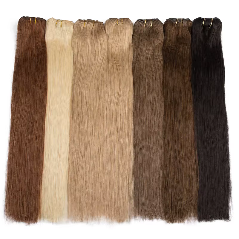 Extensions de cheveux à clipser 100% cheveux humains