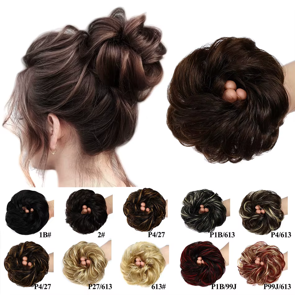 BHF cheveux humains Chignons queue de cheval postiche européenne