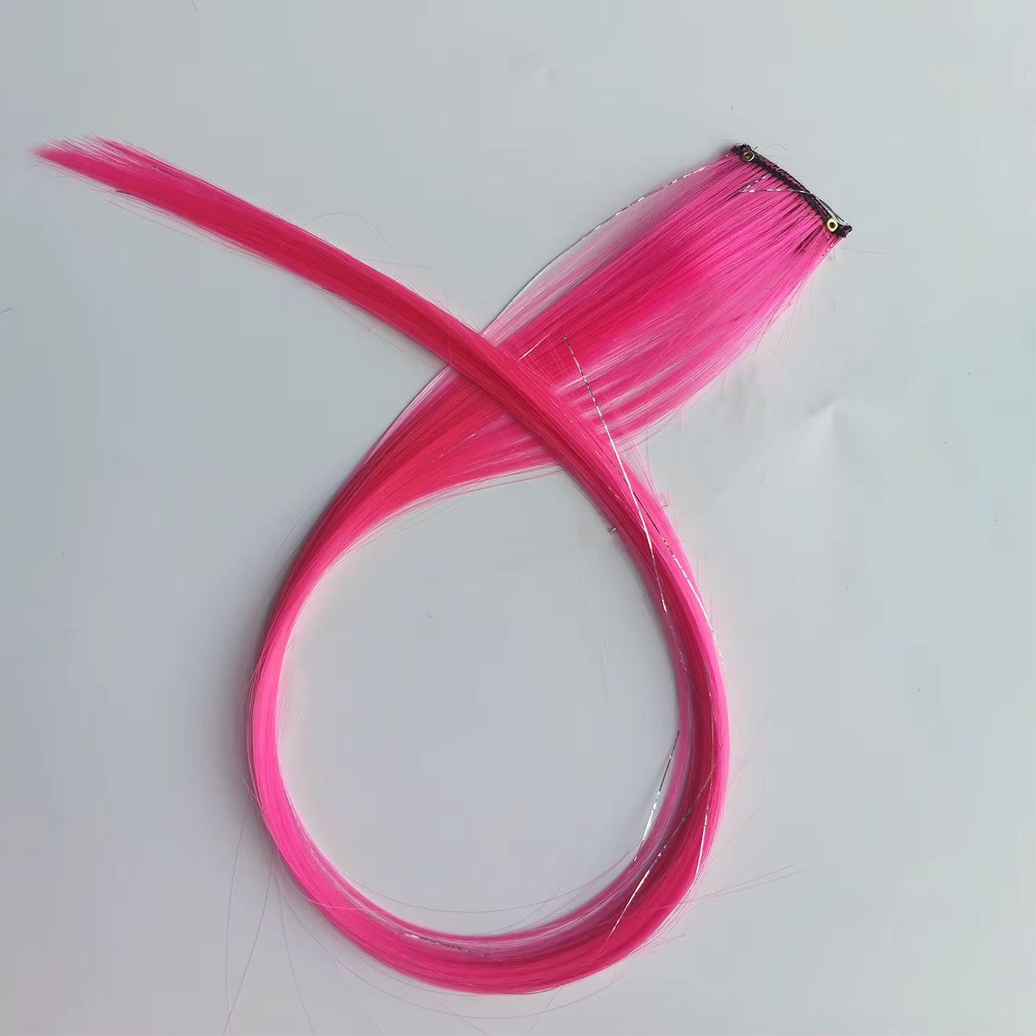 Extensions capillaires synthétiques à clips pour filles