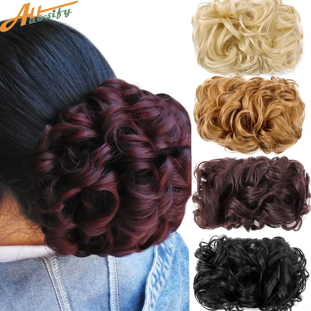 ALLATHIFY − Extensions capillaires synthétiques bouclées pour femmes