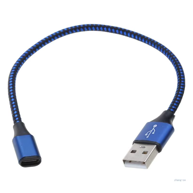 Câble d'extension USB C Type C femelle vers USB 2.0 mâle, convertisseur d'extension, adaptateur de transfert de données pour téléphone portable