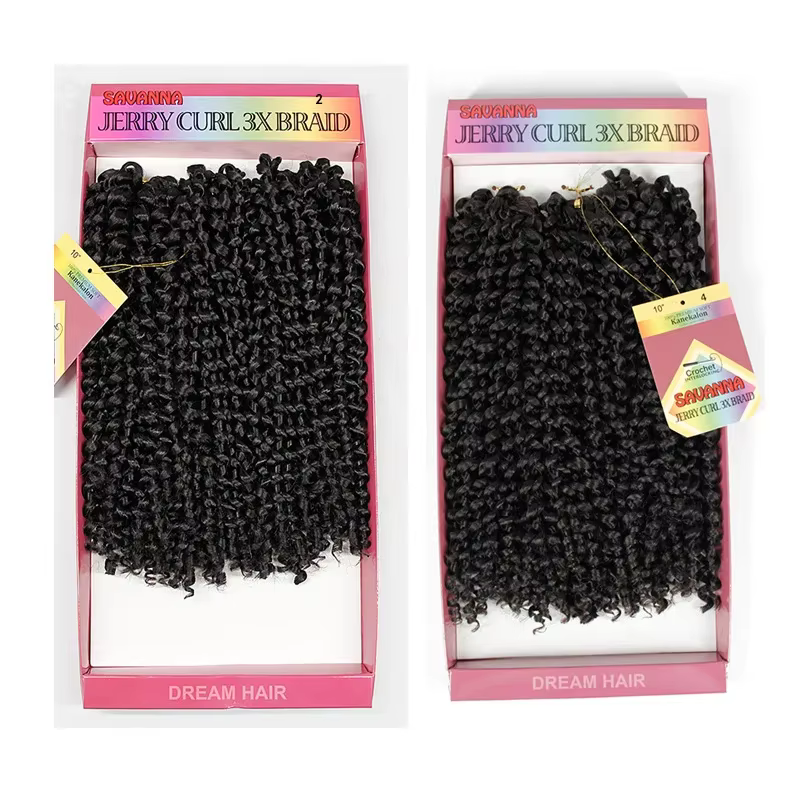 Qp Hair-Extensions de Cheveux Synthétiques Bouclés