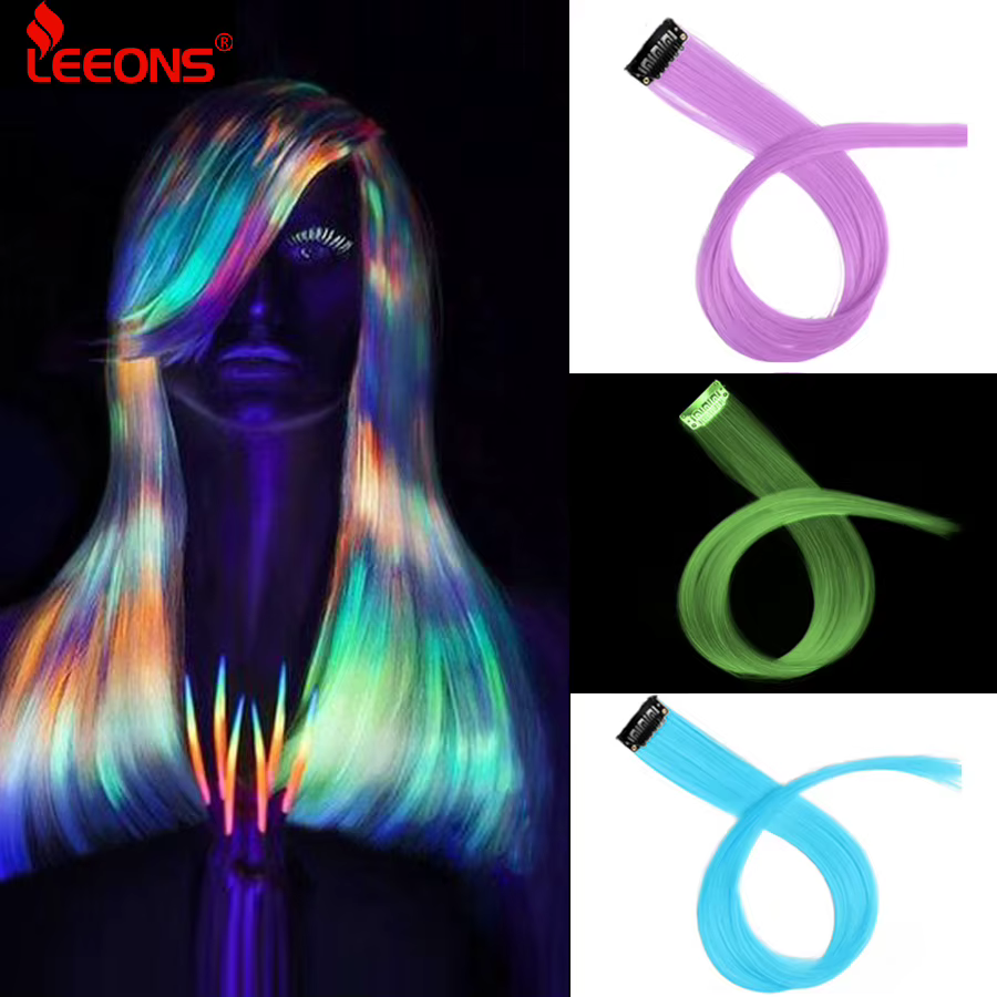Leeons – Extensions capillaires synthétiques en une pièce pour femmes