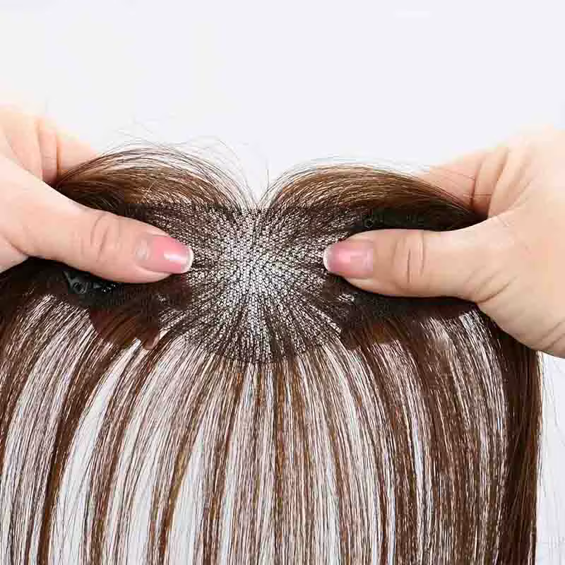 100% vrais cheveux humains Topper pour les femmes