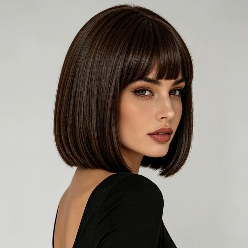 Perruque synthétique pour femme