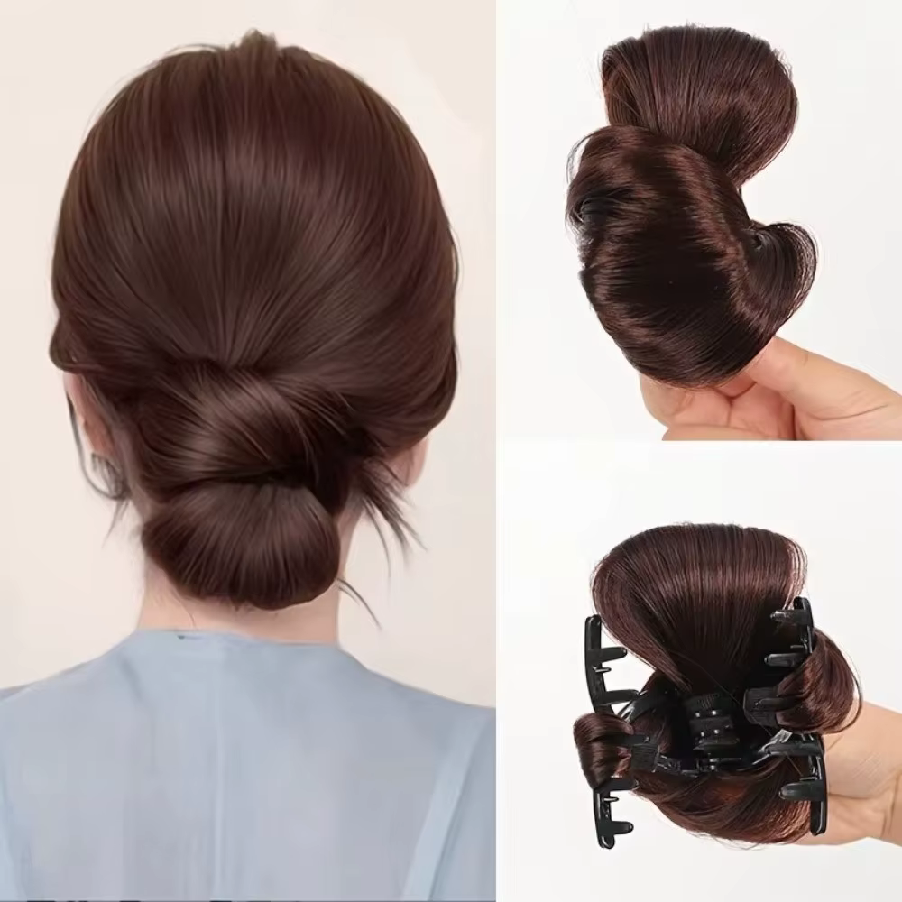 Chignon synthétique élégant à clipser