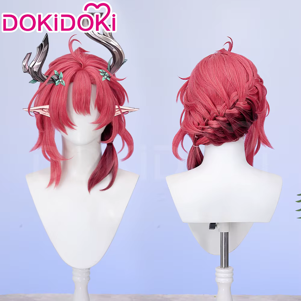 EN STOCK Perruque Luuk Herssen Galbrenr Zani Ciaccona Camellya Scar Danjin Youhu du jeu Wuthering Waves DokiDoki pour