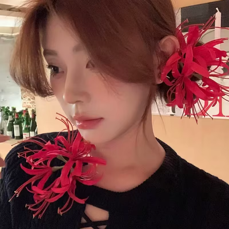 Pince à cheveux à fleurs Super délicate