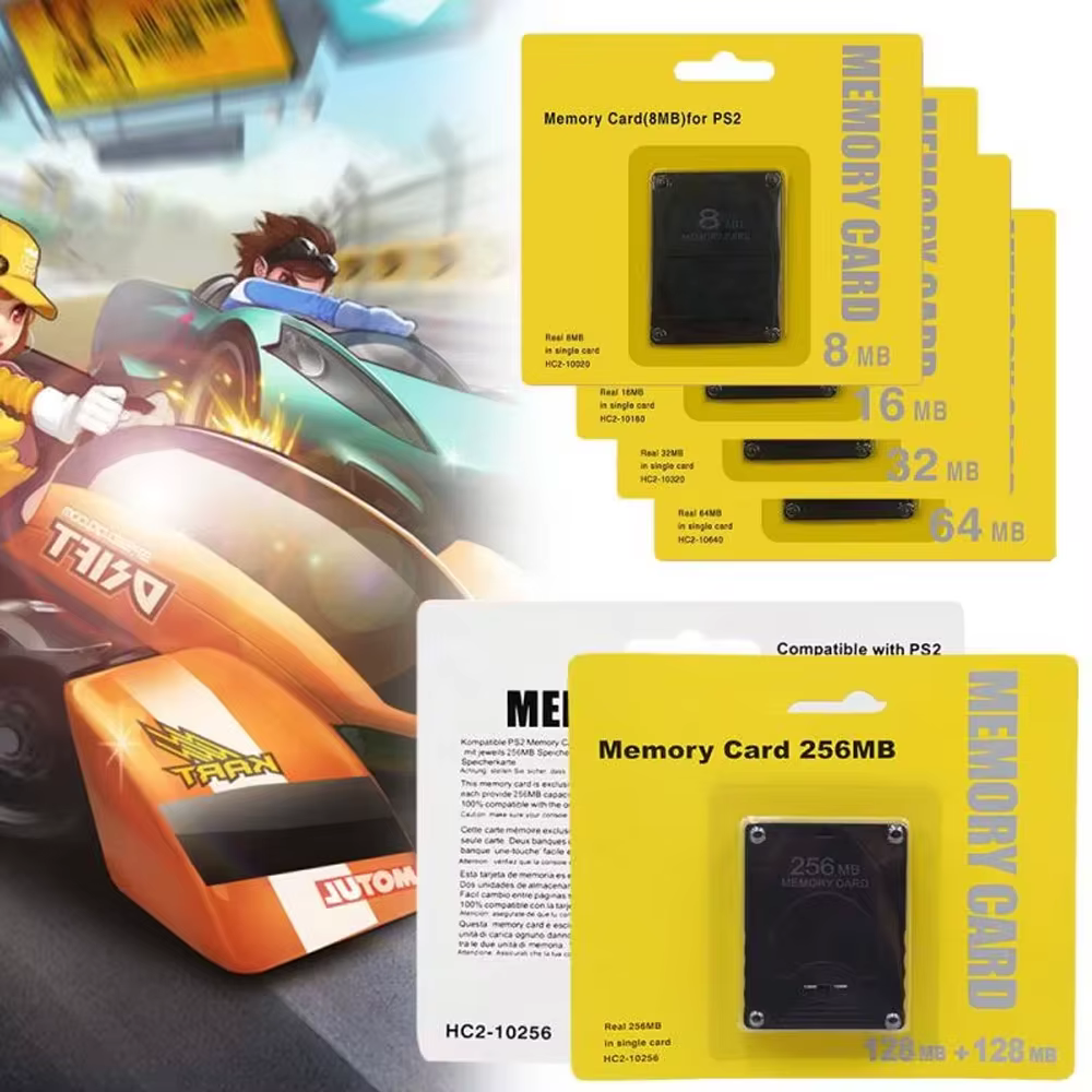 Carte mémoire 8M /16M /32M /64M /128M /256M, Module de bâton de données de jeu pour Sony PlayStation 2 PS2, carte d'extension de mémoire