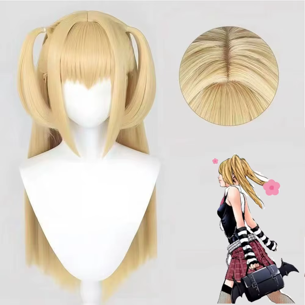 Costume de cosplay Anime Note Death MisaMisa, comprenant une perruque, une robe sexy quotidienne Misa Debut, un ensemble gothique avec collier, des manches, des chaussettes et un uniforme
