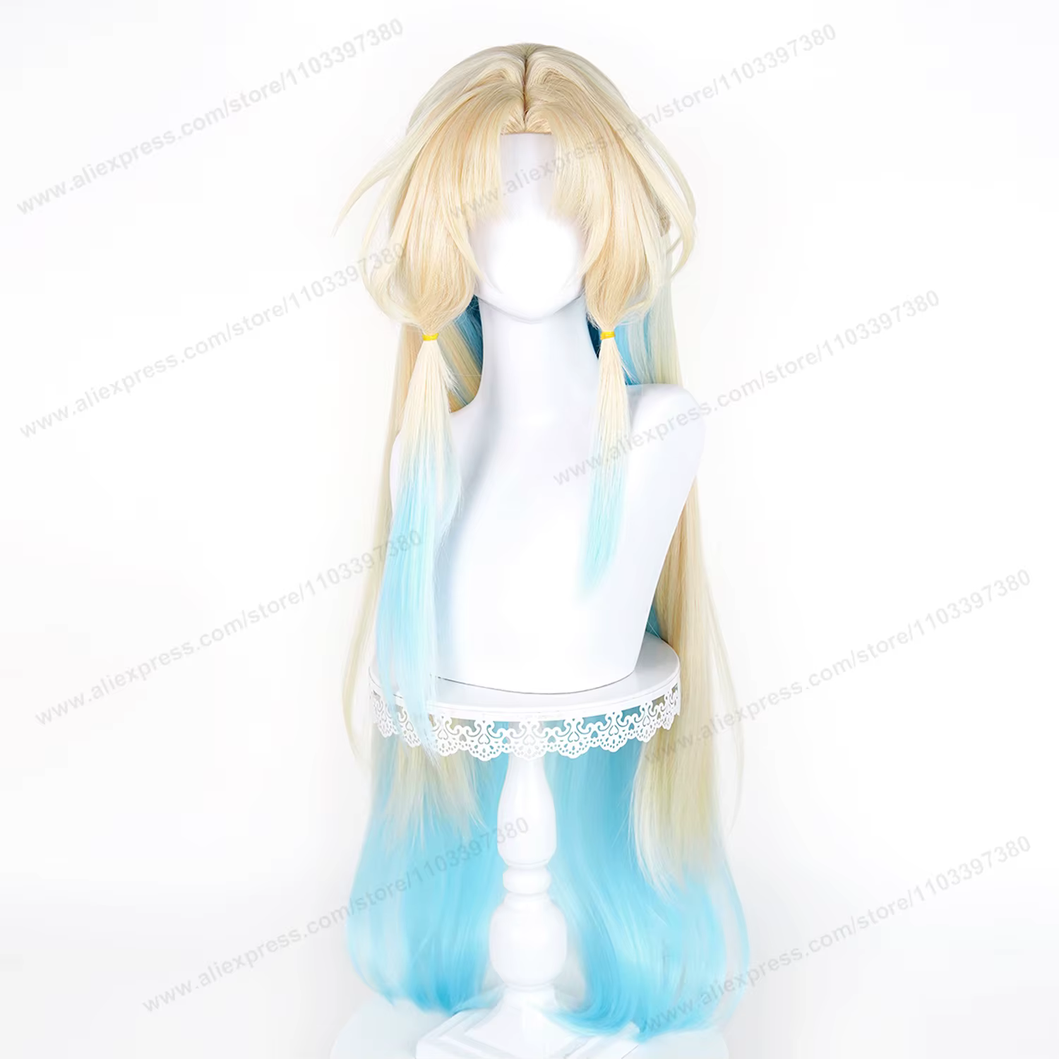 Perruque de cosplay HSR Pearl