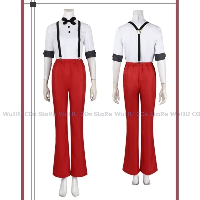 Hasbin CosCartoon déguisement adulte hôtel Fantasia Costume femmes uniforme perruque Halloween Charlie Morningstar