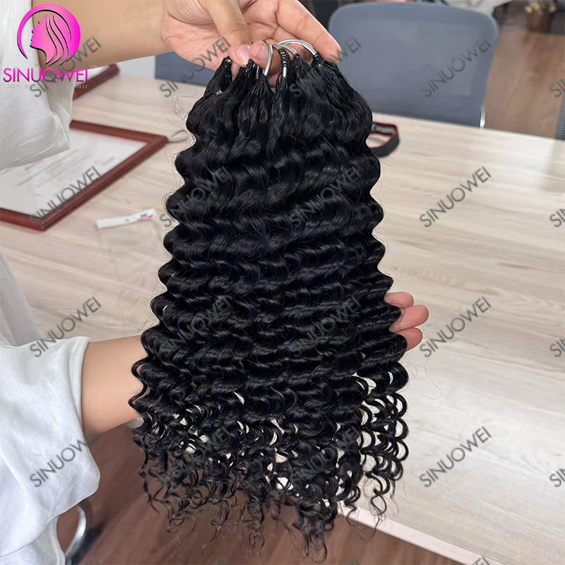 Extensions de cheveux humains au crochet