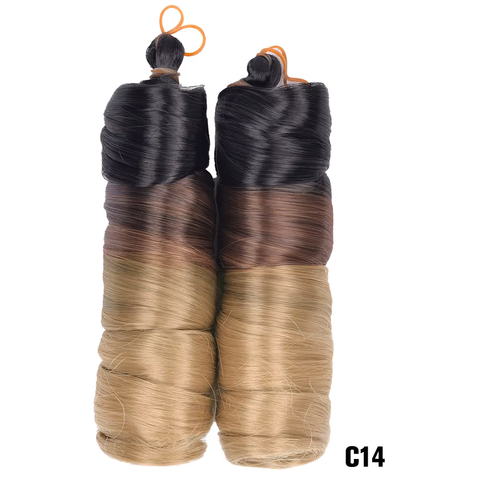 Extensions de cheveux tressés à boucles françaises