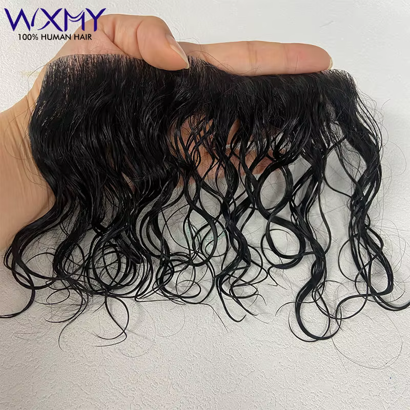 Perruques de cheveux humains bouclés à l'eau
