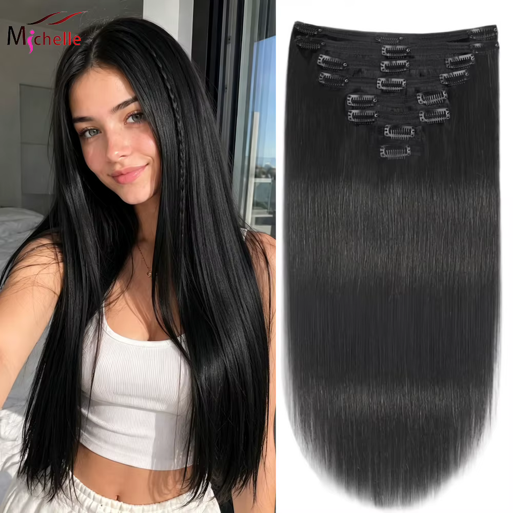 Extensions de cheveux à clipser