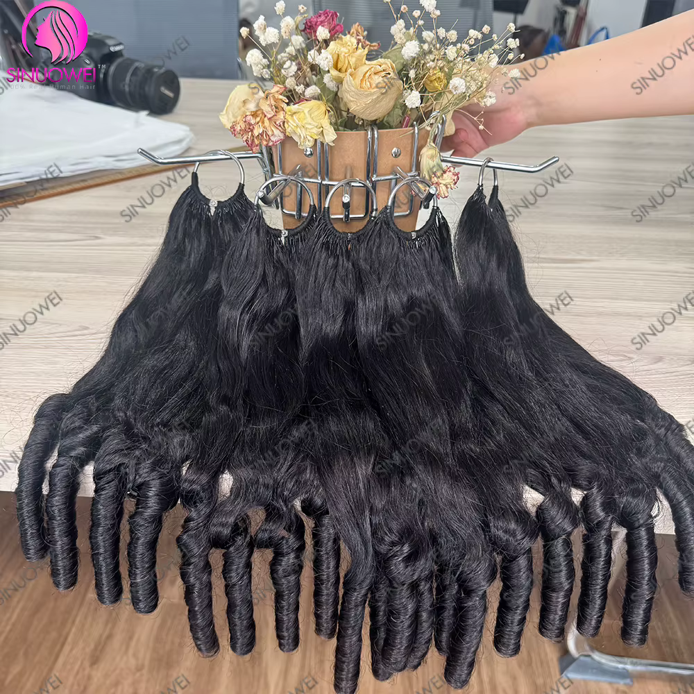 Extensions de cheveux pour tresses françaises