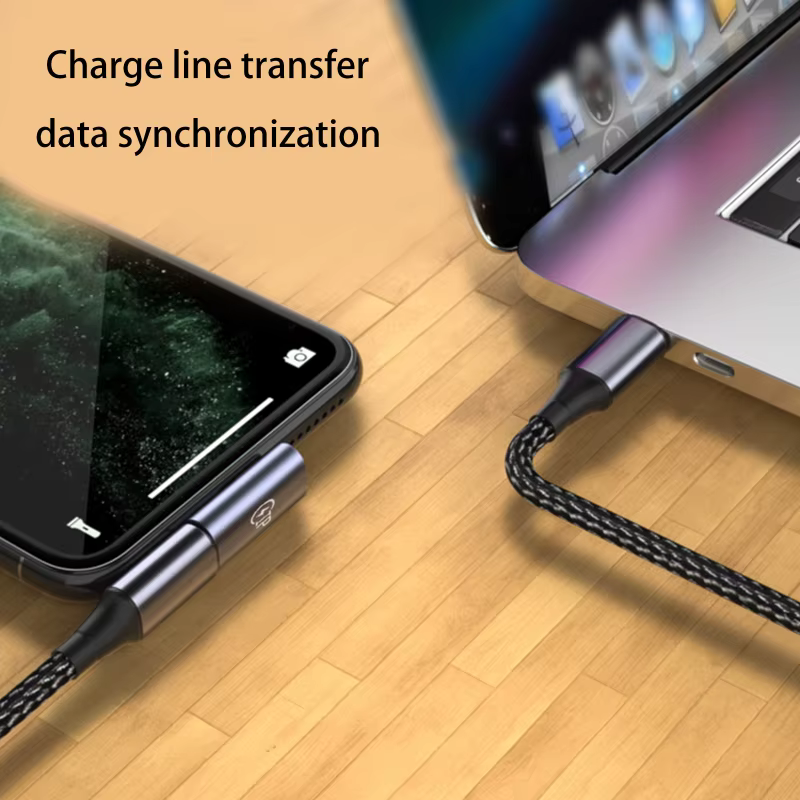 Adaptateur type-c mâle à droit 90 degrés vers femelle type-c, prise type-c à 90 degrés