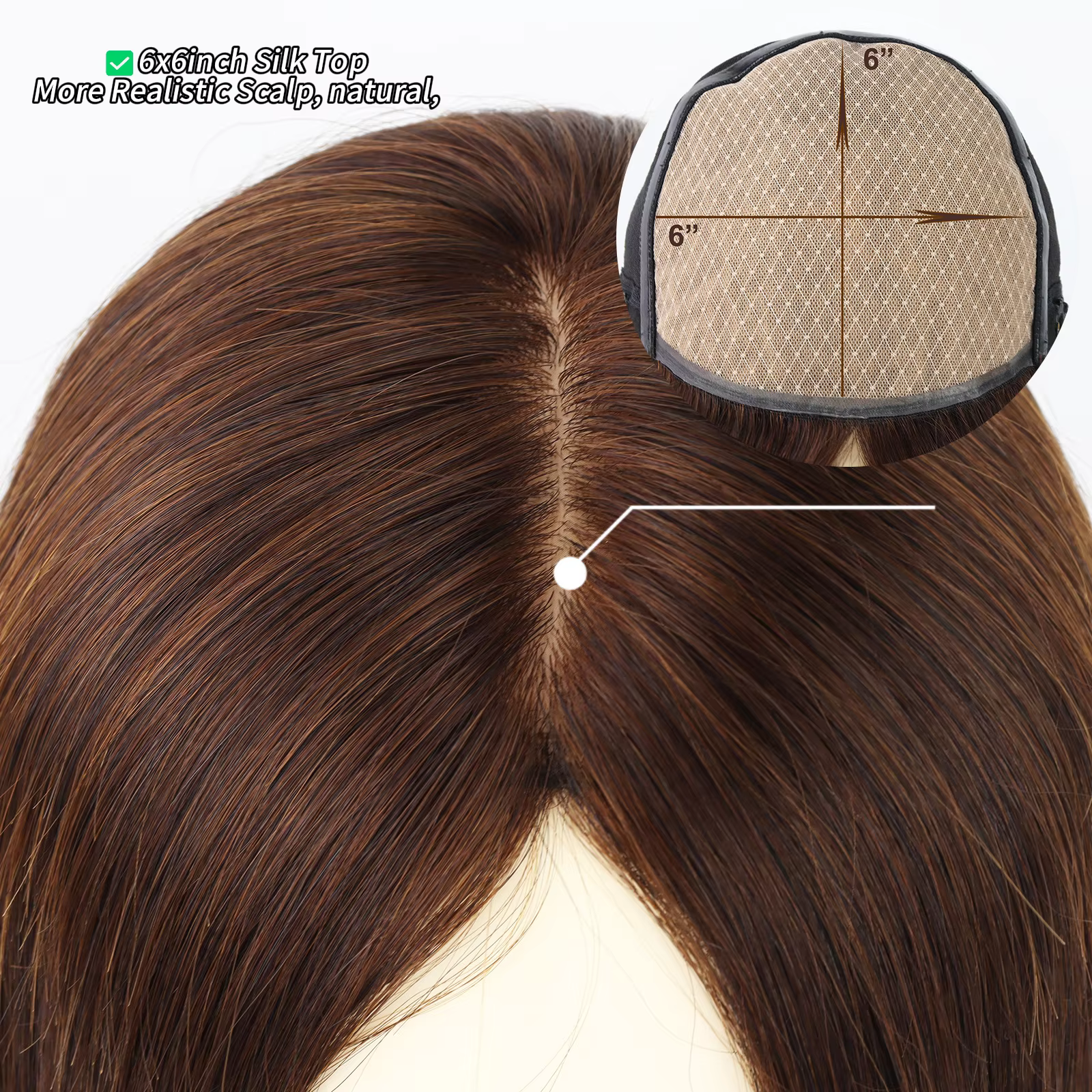 Perruque Full Lace Wig naturelle courte
