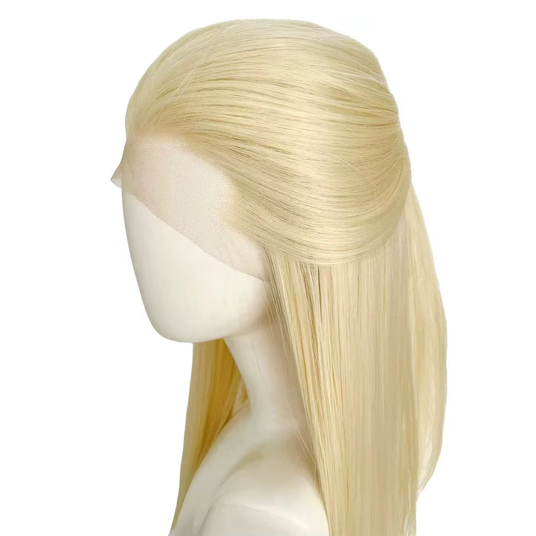 Perruque Lace Front Wig synthétique Blonde 613 pour hommes