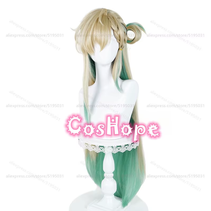 Lynae – perruque de Cosplay synthétique longue de 90cm